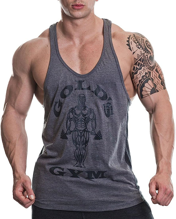 Gold's Gym MUSCLE JOE TP STRINGER, Grey