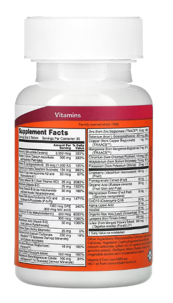 NowFoods-Eve Vitamins-Facts