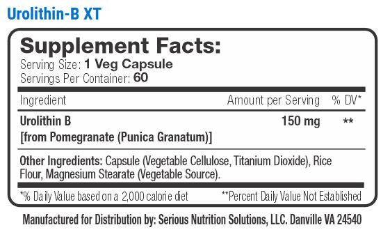 Urolithin-B XT _ Serious Nutrition Solutions
