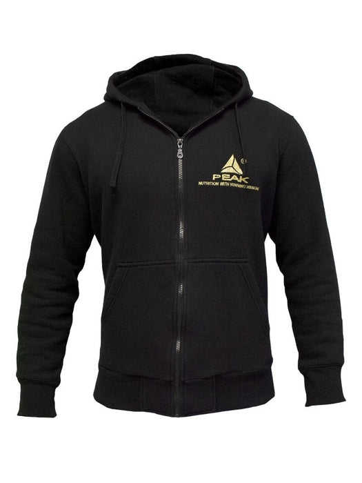 PEAK - Hoodie Kapuzenjacke (Black/Gold)