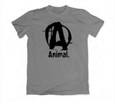 Universal Nutrition ANIMAL Logo Een T-shirt, grijs en zwart