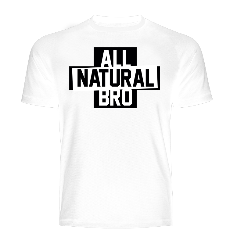 B A M All Natural Bro T Shirt B A M Muscle Lab